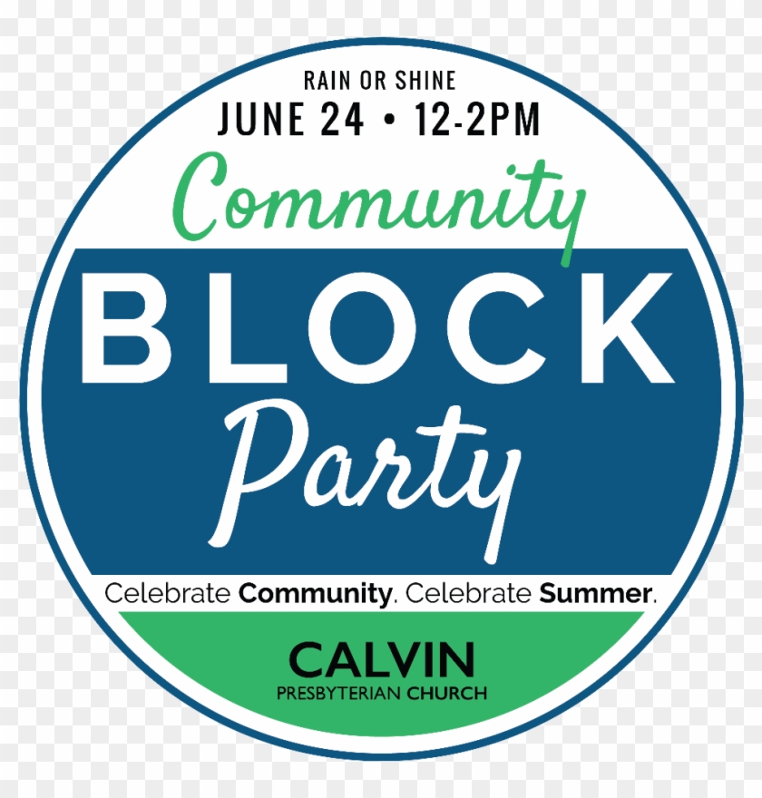2017 Block Party Logo - Hilmar, California Clipart #4391408