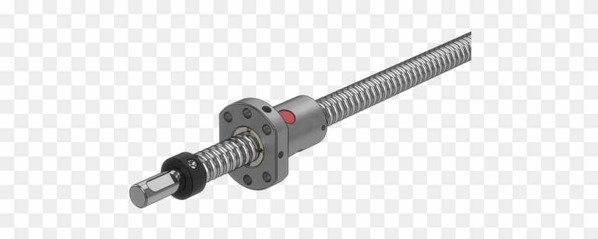 905mm X 16mm Od Ball Screw With Ball Nut And Shaft - Cutting Tool Clipart #4391426