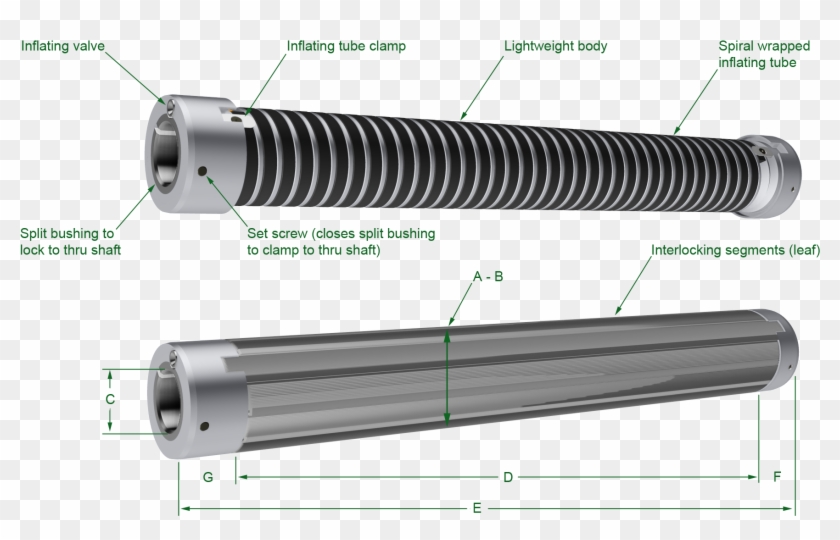 Cor-lok® Air Shaft Dimensions - Pipe Clipart #4391665