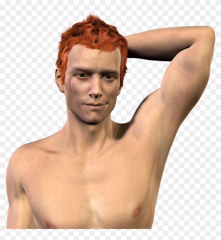 Locke On M7 - Barechested Clipart