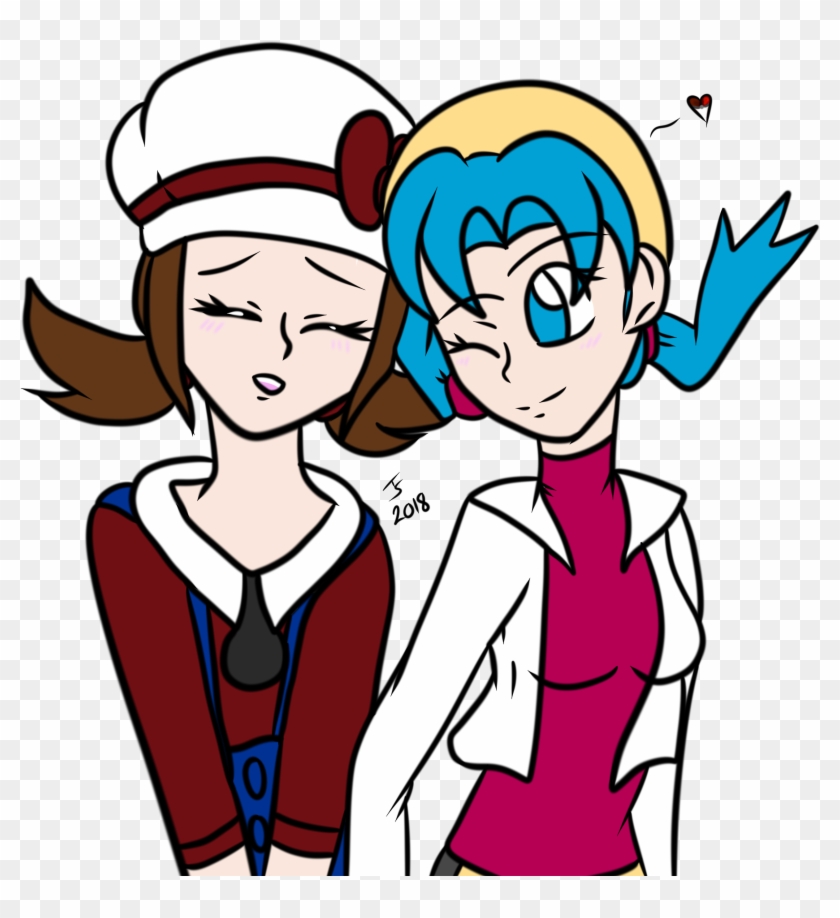 Kris And Lyra , Png Download - Cartoon Clipart