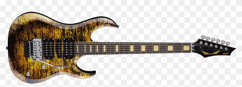 Dean Mab Michael Baito Electric Guitar, Rosewood Fretboard - Kiesel Aries Spalted Maple Clipart