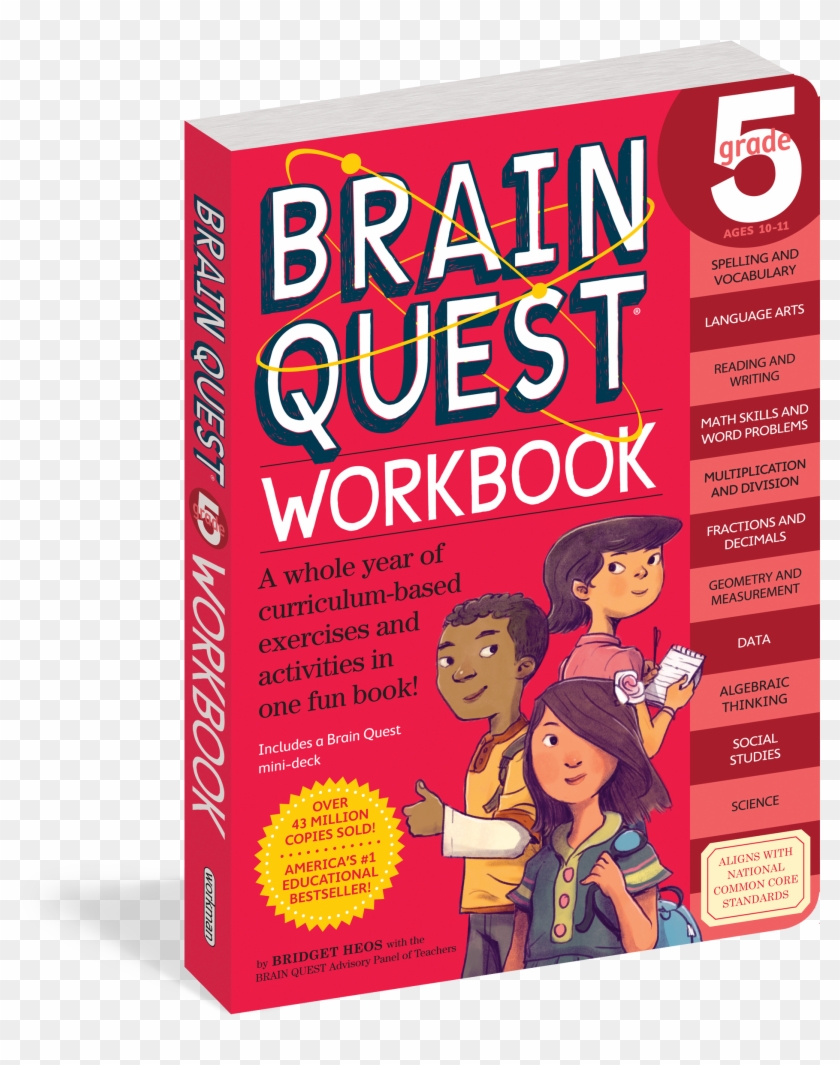 5th Grade Png , Png Download - Brain Quest Workbook Grade 5 Clipart #4392672