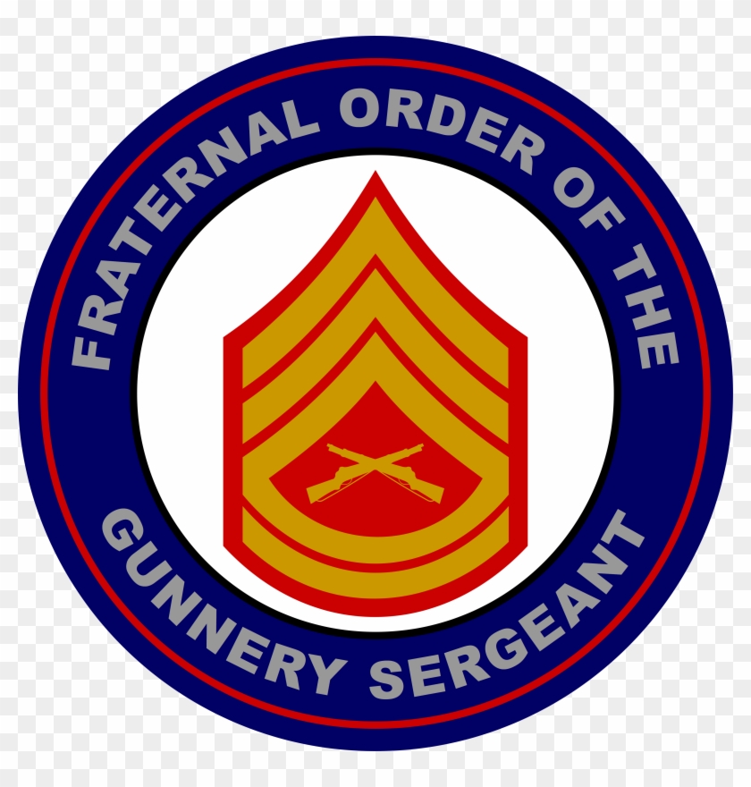 Fraternal Order Of The Gunnery Sergeant - Emblem Clipart