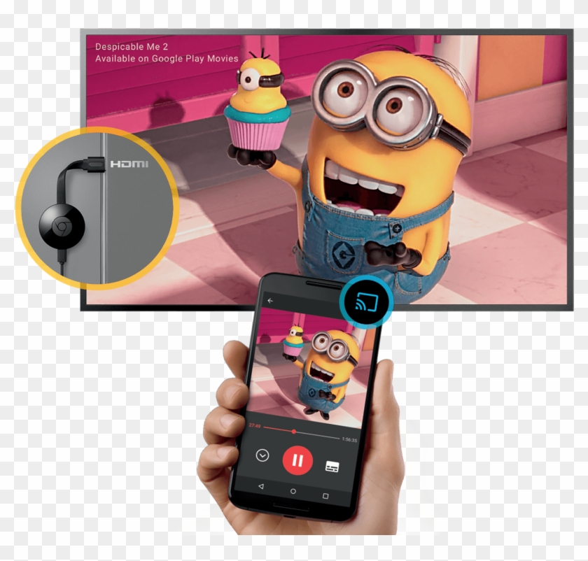 Google Chromecast 2 2015 Clipart #4393588