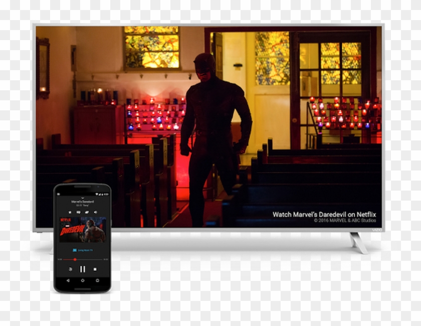 Behind Chromecast, To Speakers, Android Tvs, Game Consoles - Daredevil Season 3 Set Clipart