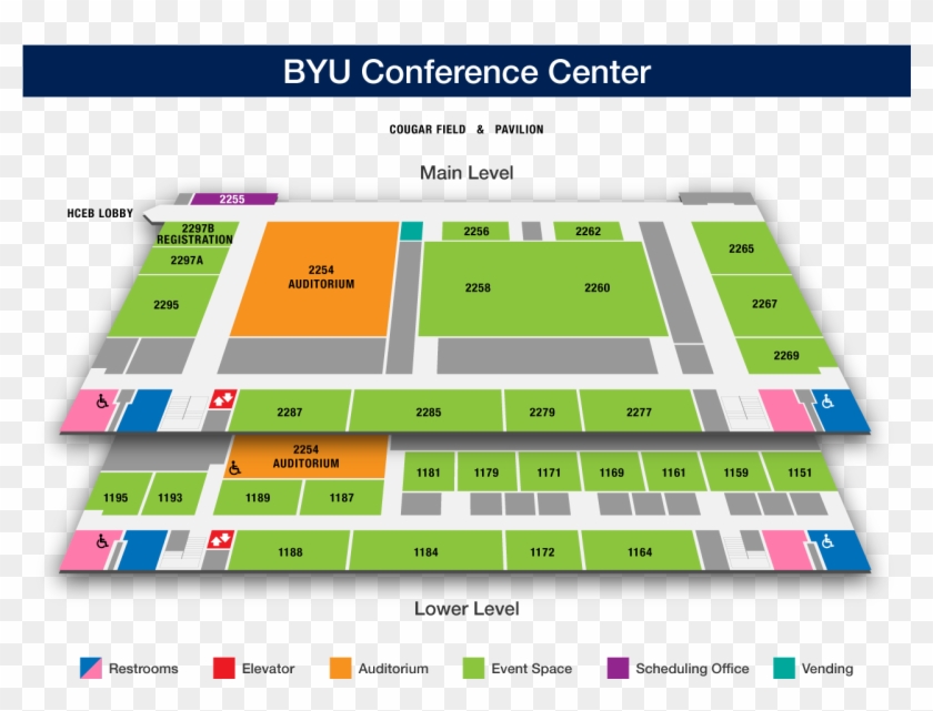 Byu Campus Map - Byu Conference Center Map Clipart