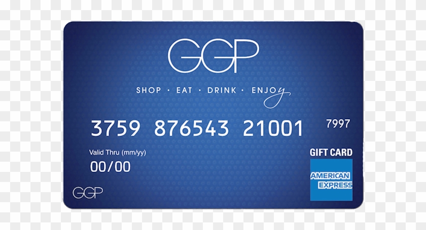 The Ggp Gift Card - American Express Clipart