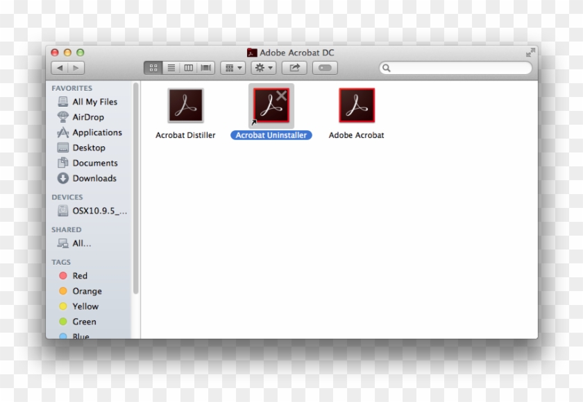 Run The Acrobat Uninstaller - Gerenciador De Arquivos Finder Clipart