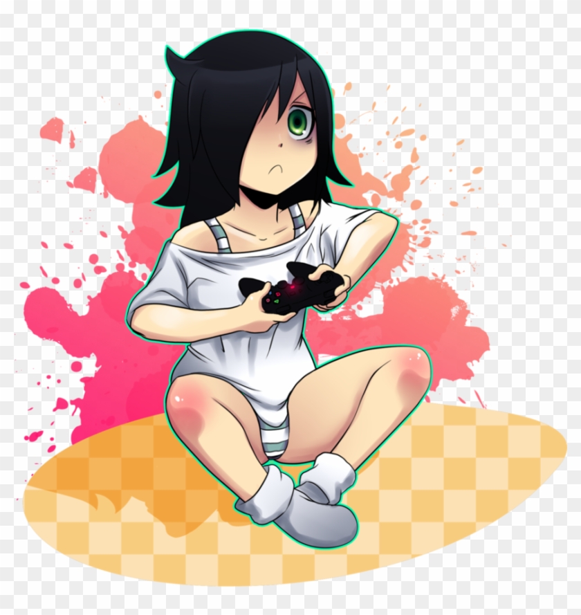 Watamote Tomoko - Watamote Futanari Clipart