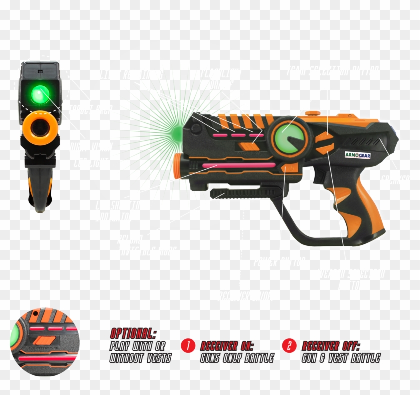 Gun Slipping From Your Fingers In Middle Of The Action - Armor Gear Laser Tag Clipart #4394852