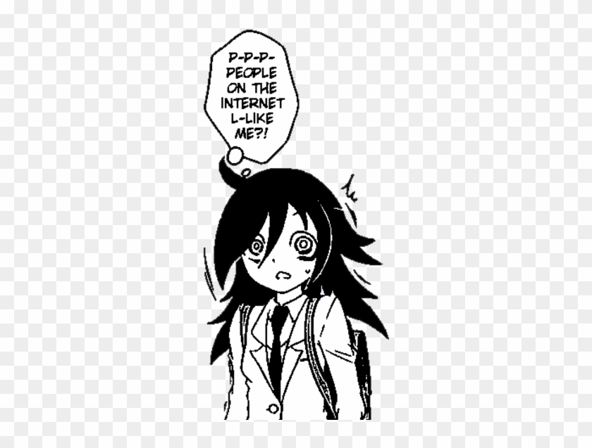 Watamote / It's Not My Fault That I'm Not Popular - Watamote Manga Clipart