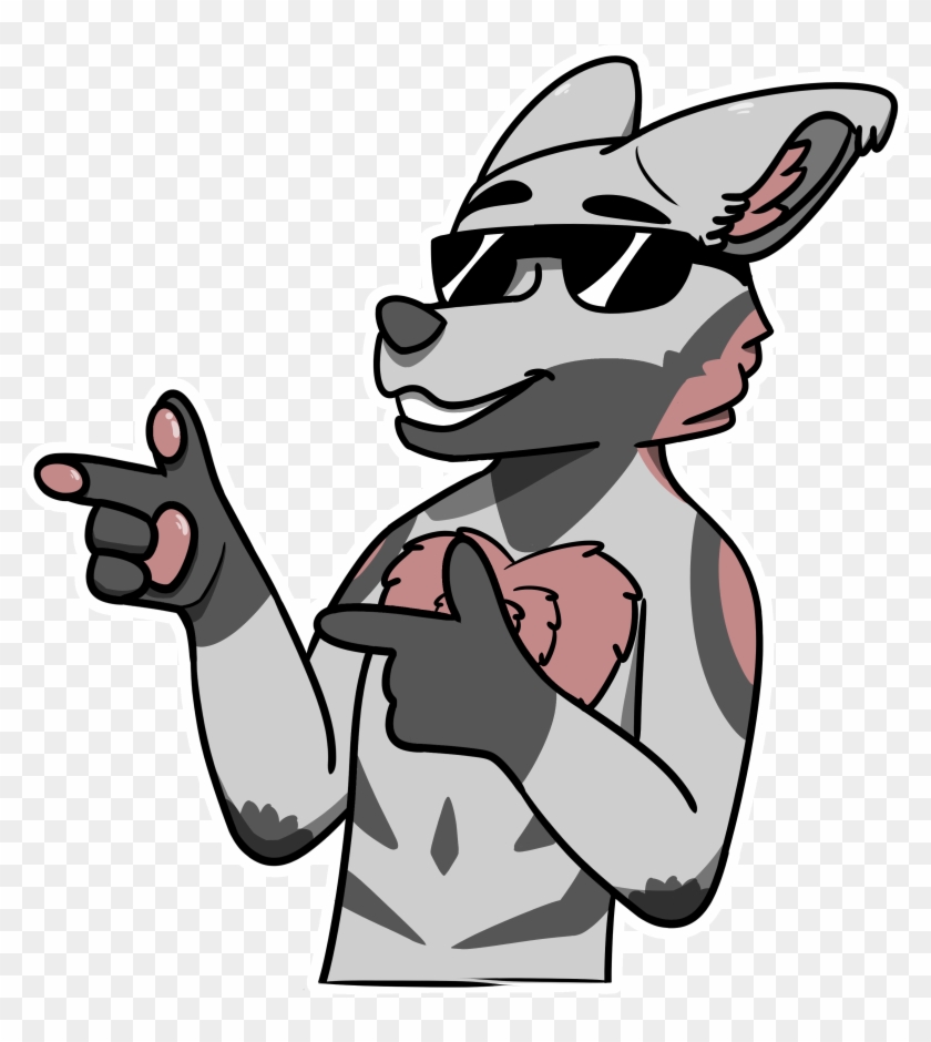 Finger Guns Are My Constant Mood - Cartoon Clipart