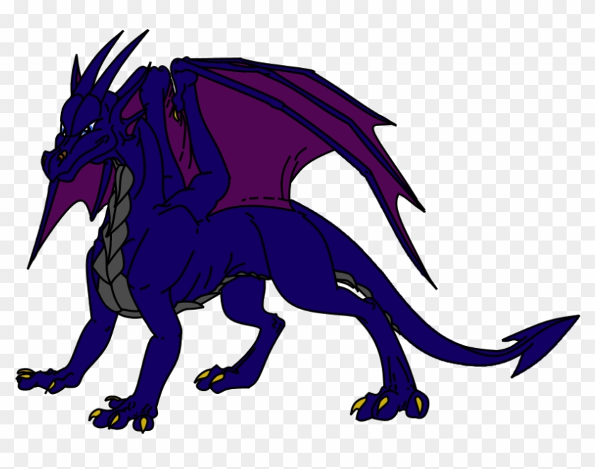 If I Were A Dragon I'd Look Pretty Badass - Illustration Clipart
