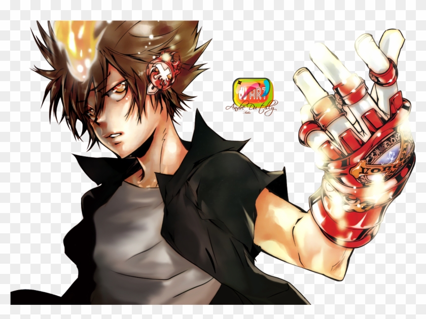 The Story Follows Tsunayoshi "tsuna " Sawada And His - Tsuna Sawada Vongola Gear Clipart