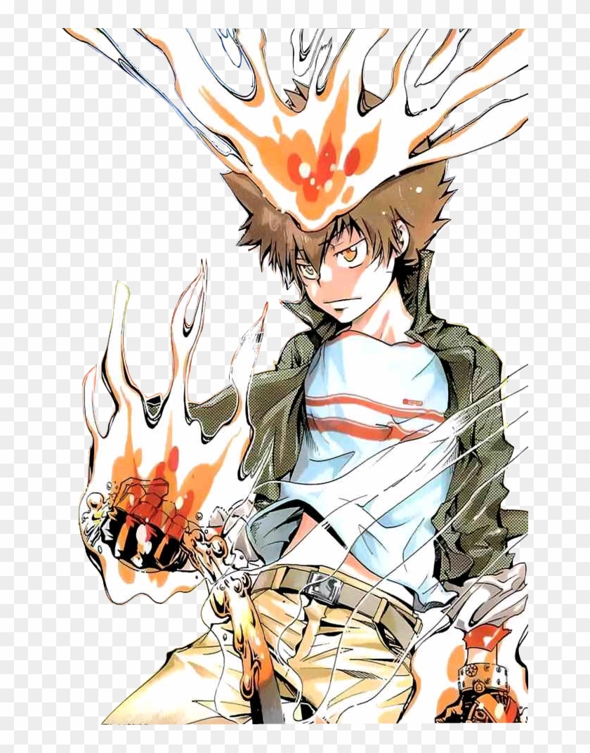 When The Manga Switched To A Battle Manga, The "dying - Tsuna Clipart #4395835