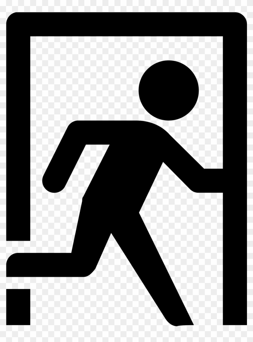 Exit Sign Png For Kids - Fire Safety Clipart #4395866