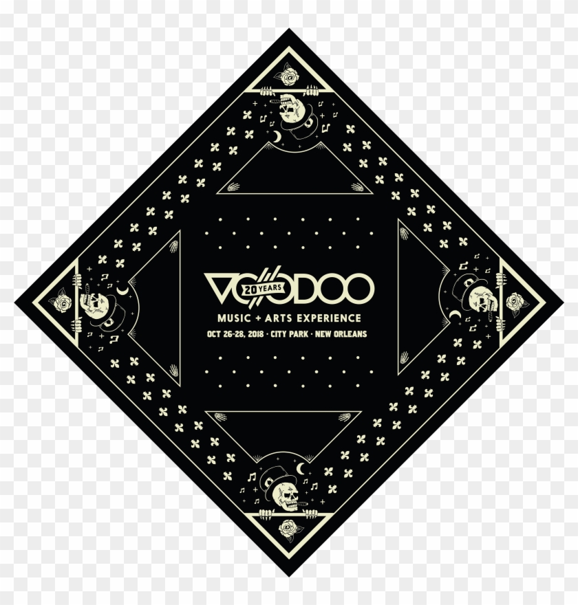 Voodoo Festival Bandana Design - Farms Logos Clipart