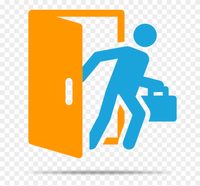 Icon Exit , Png Download - Employee Exit Icon Clipart #4395906