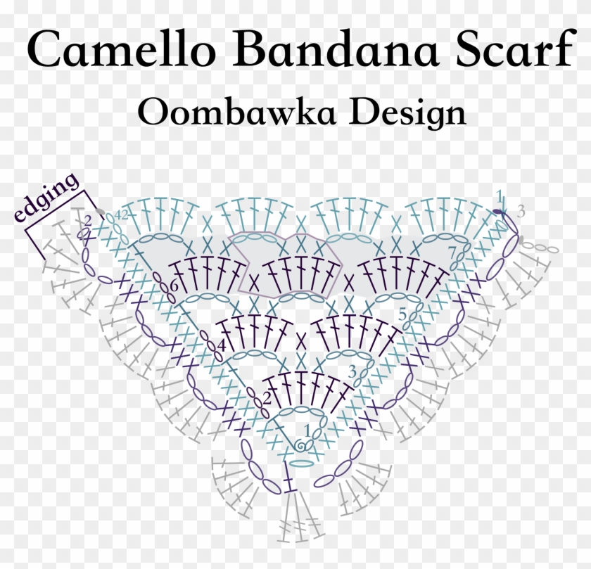Crochet By Rhondda - Scarf Clipart #4396232