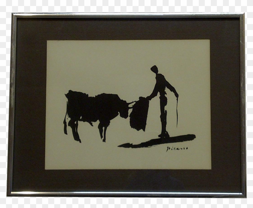 Matador Drawing Pablo Picasso's - Pablo Picasso Bullfight Painting Clipart #4397887