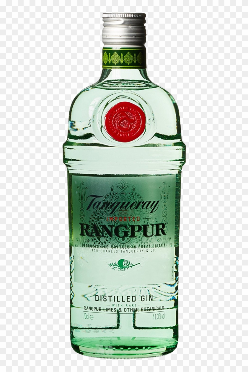 Tanqueray Rangpur Dry Gin - Glass Bottle Clipart #4398508