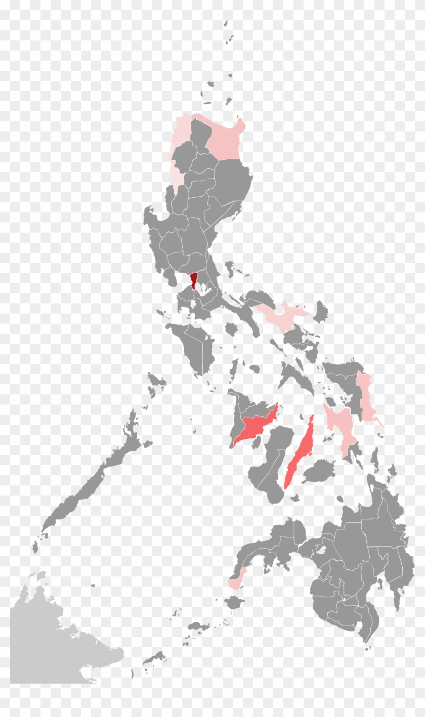 Map Of The Philippines Clipart #4398629