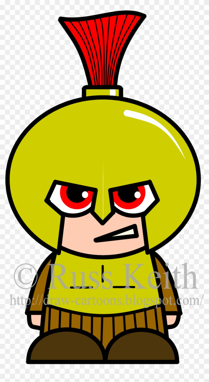 When We Moved The New Schools Mascot Was A Spartan - Drawing Clipart