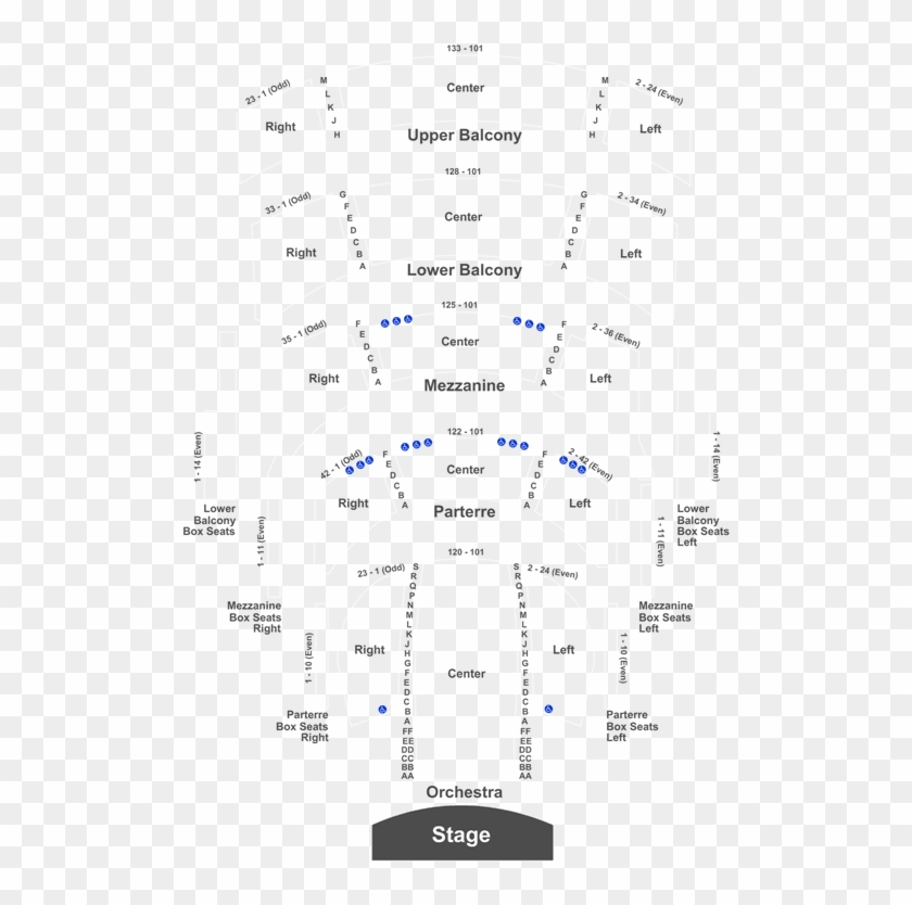 Event Info - Cannon Center For The Performing Arts Seating Chart Clipart