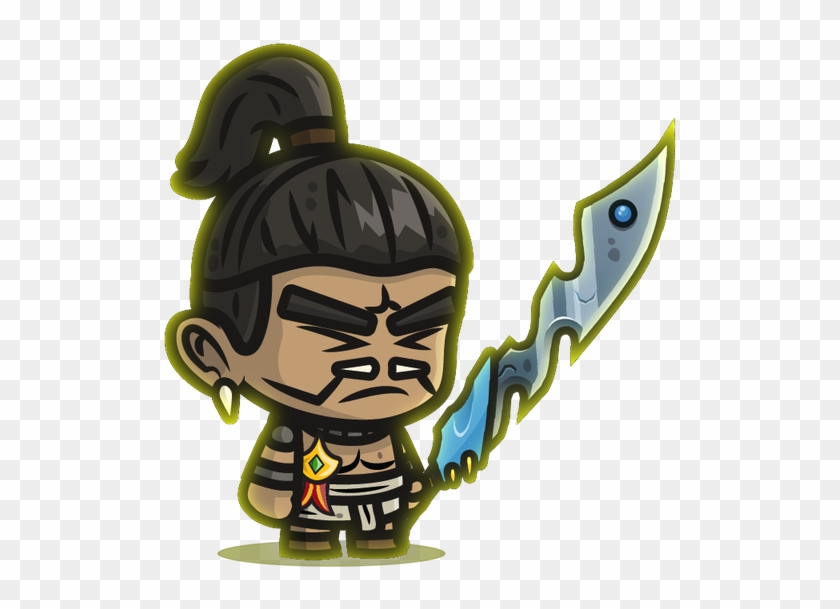 No Mercy - Spartan Chibi Clipart