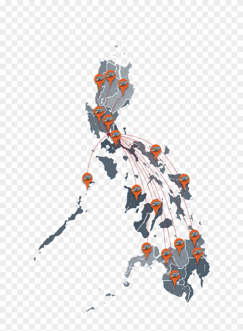Map Of The Philippines Clipart #4399374