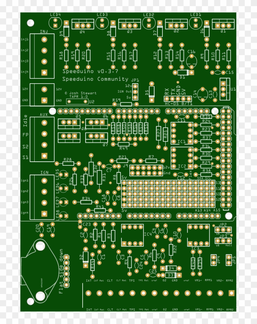 Arduino Controlled Ecu Speeduino Open Source Is A Arduino - Electronics Clipart #4399448