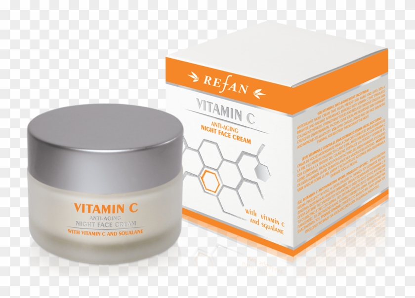 Vitamin C Anti-aging Night Face Cream - Crema Cu Vitamina C Clipart #4399452