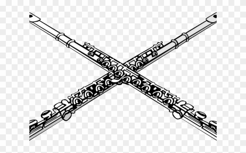 Marching Band Flute Clipart - Png Download