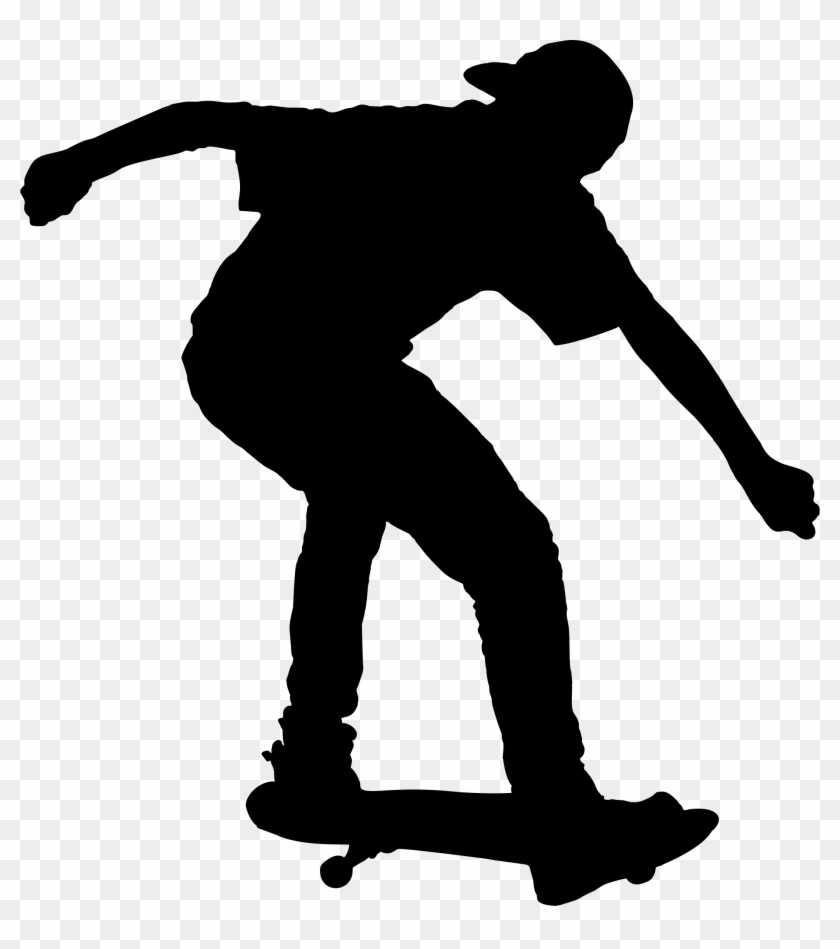 Gavel Silhouette At Getdrawings - Skateboarder Silhouette Clipart #440216