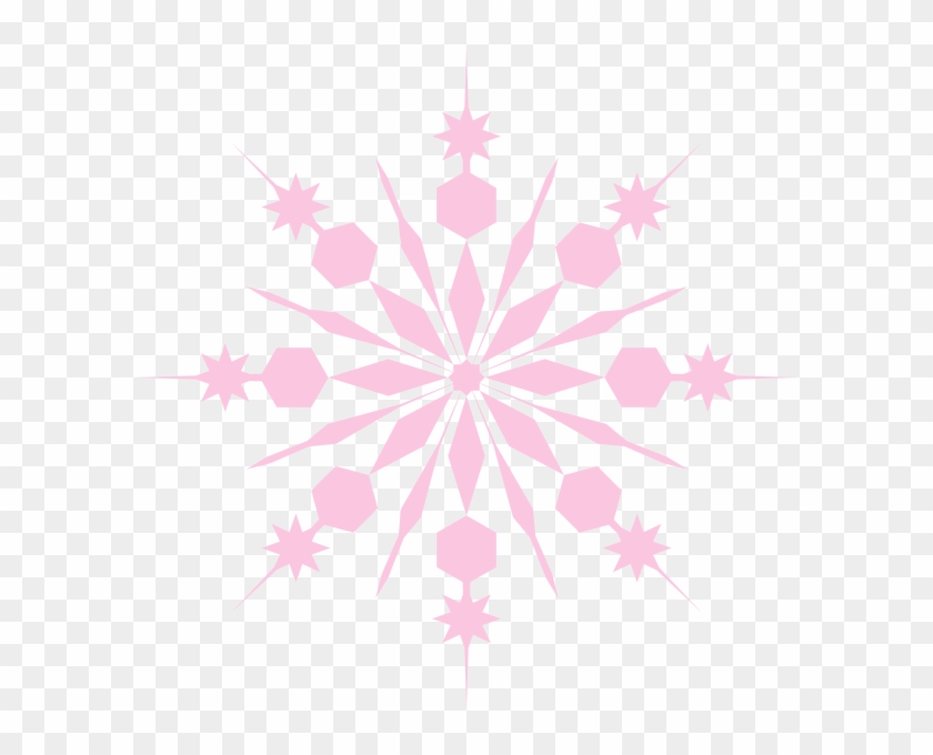 Snowflake Clipart Red - Png Download