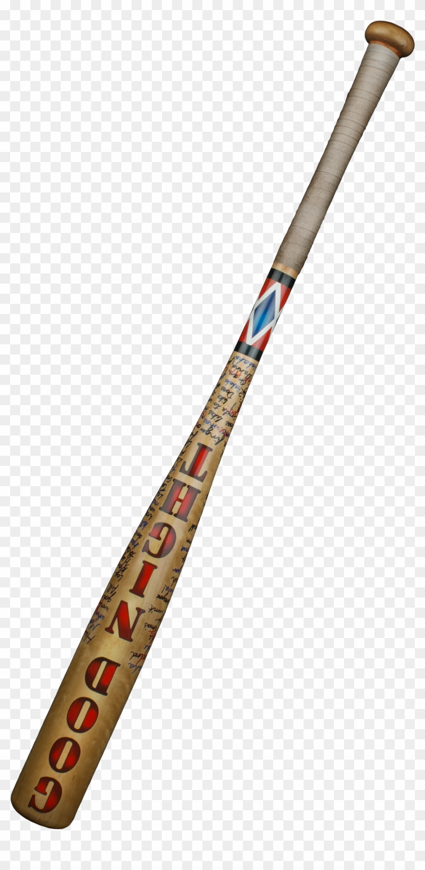 Harley Quinn 'good Night' Baseball Bat Replica - Harley Quinn Replica Bat Clipart