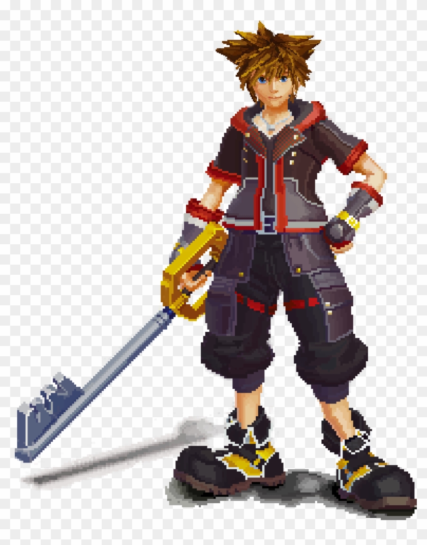 Kingdom Hearts Iii Transparent Image - Kingdom Hearts 3 Sora 2018 Clipart #441034