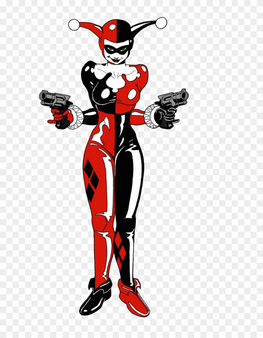Harley Quinn Clipart Traditional - Original Harley Quinn Drawing - Png Download
