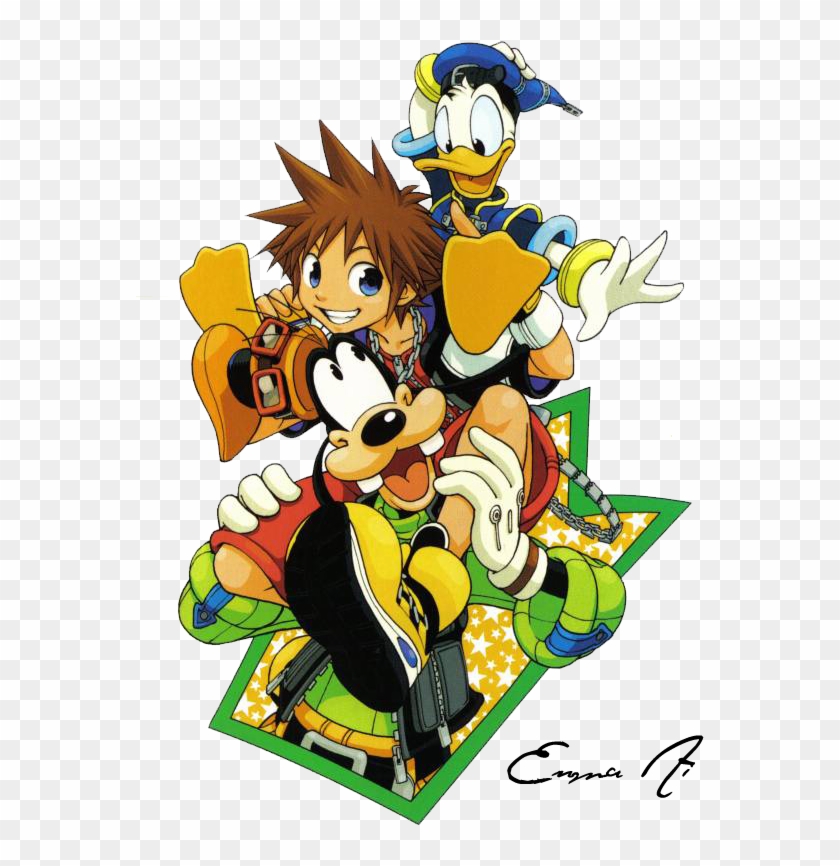 Kingdom Hearts Render Download - Kingdom Hearts Manga Render Clipart