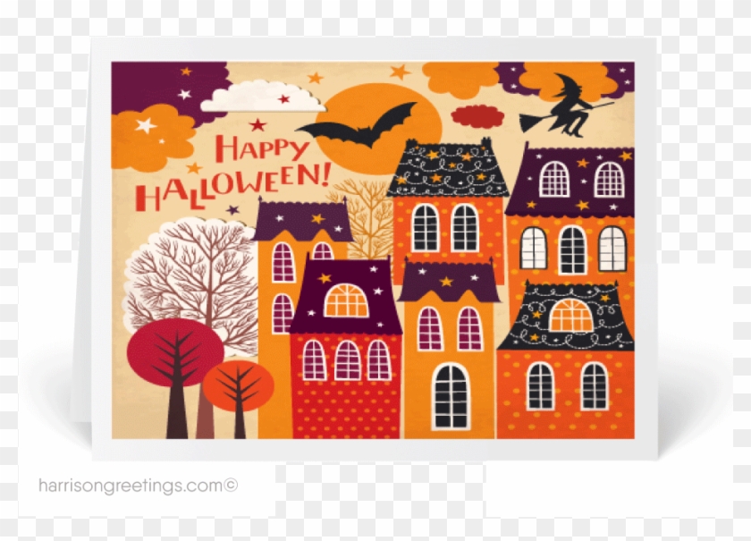 Happy Halloween Real Estate Card - Happy Halloween Real Estate Clipart