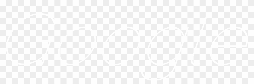 White Google Logo In Raleway - Johns Hopkins Logo White Clipart