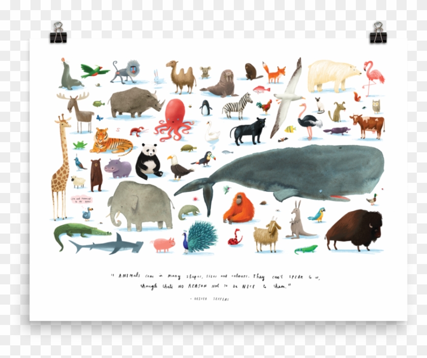 'the Animals' Art Poster - Here We Are Notes For Living On Planet Earth Clipart #441662