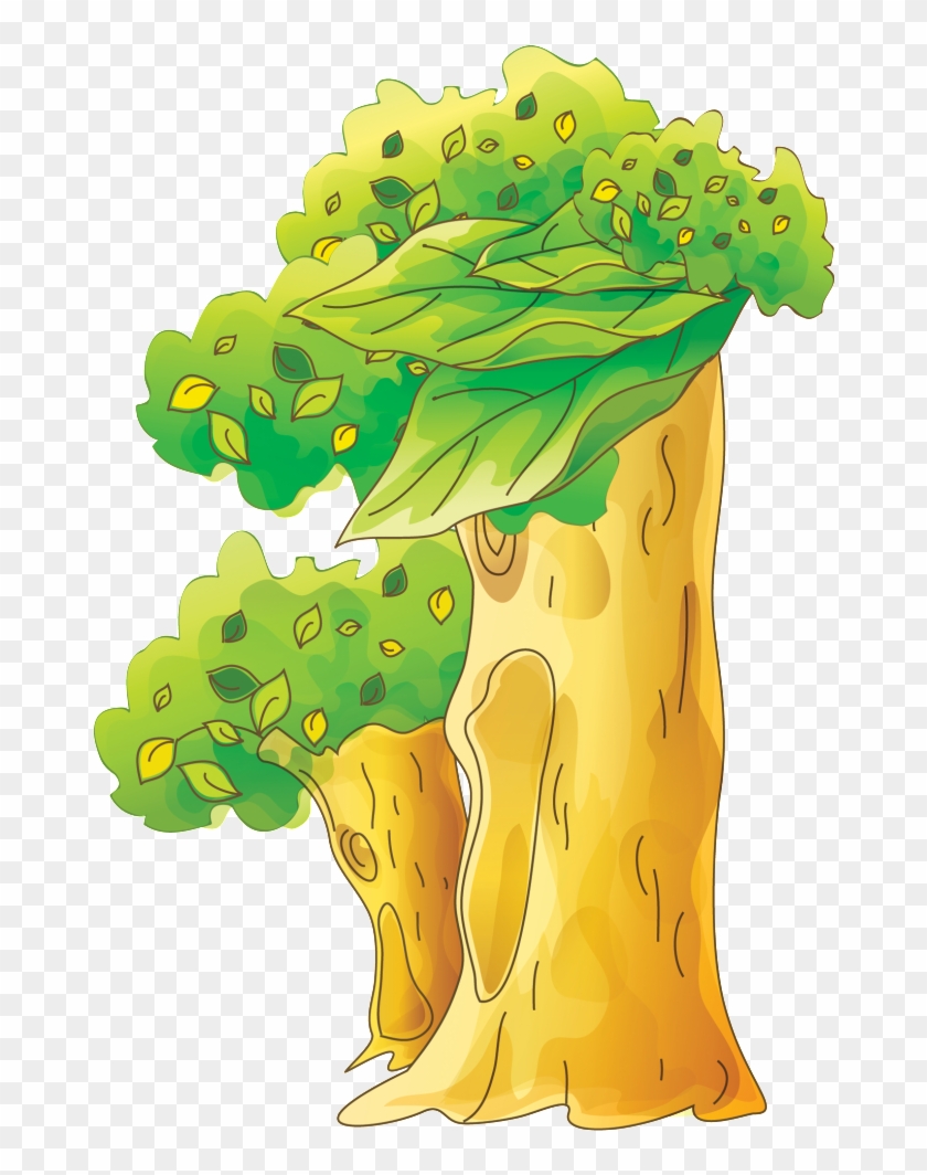 Cartoon Hand Drawn Dead Tree - Tranh Hoạt Hình Đẹp Clipart