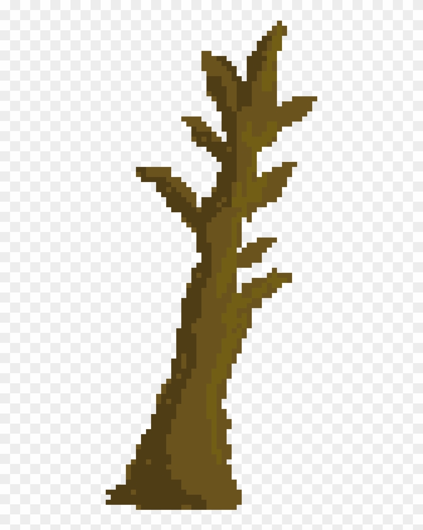 Dead Tree - Pixel Art Tree Branch Clipart