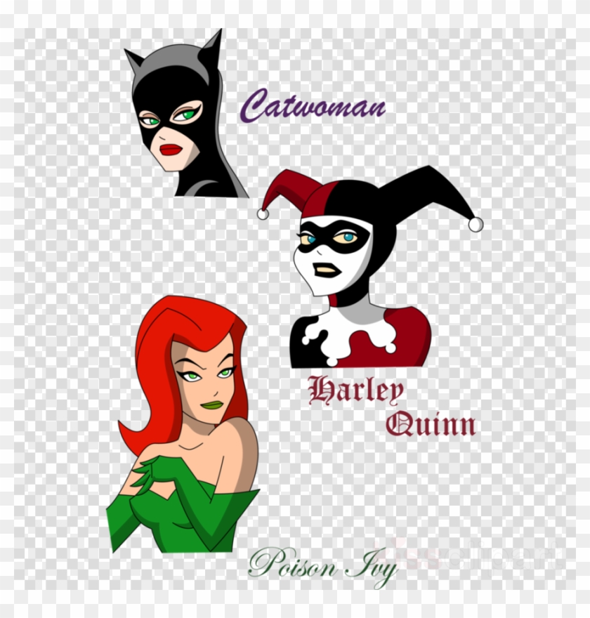 Gotham City Sirens Clipart Poison Ivy Harley Quinn - Hq Das Sereias De Gotham - Png Download
