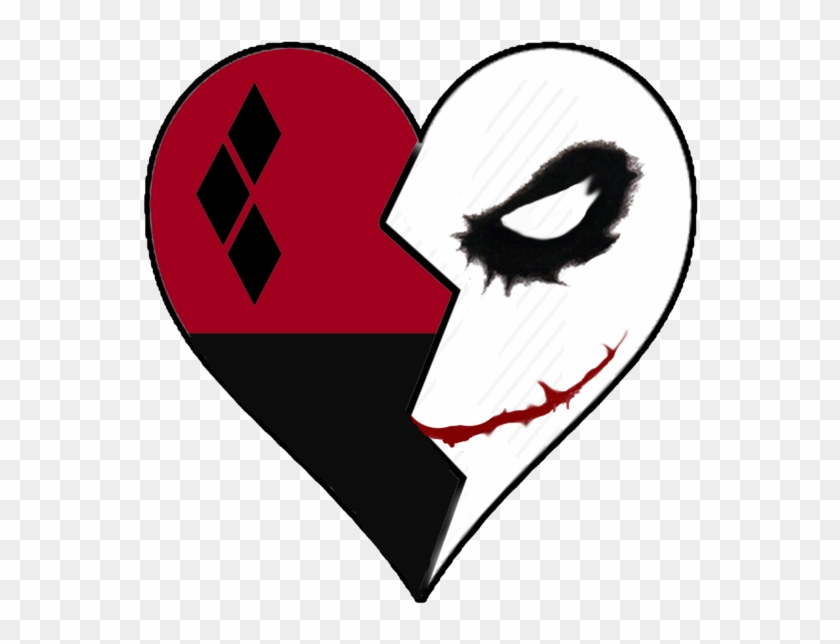 Harley Quinn Tattoo Designs - Harley Quinn And Joker Symbol Clipart #441862
