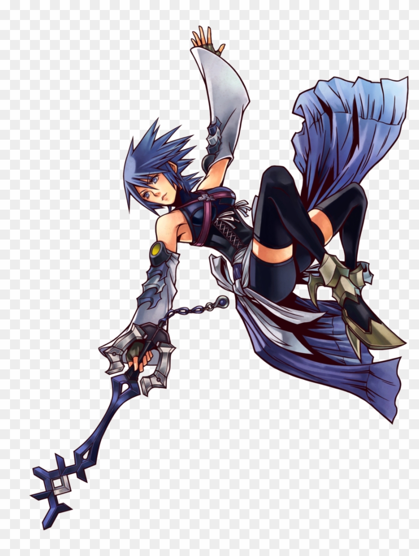 Aqua 壁纸probably With A Bouquet Titled Aqua <3 - Kingdom Hearts Birth By Sleep Aqua Clipart #442001