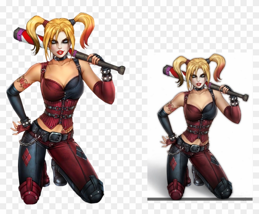 Harley Quinn - - Harley Quinn Cartoon Arkham City Clipart