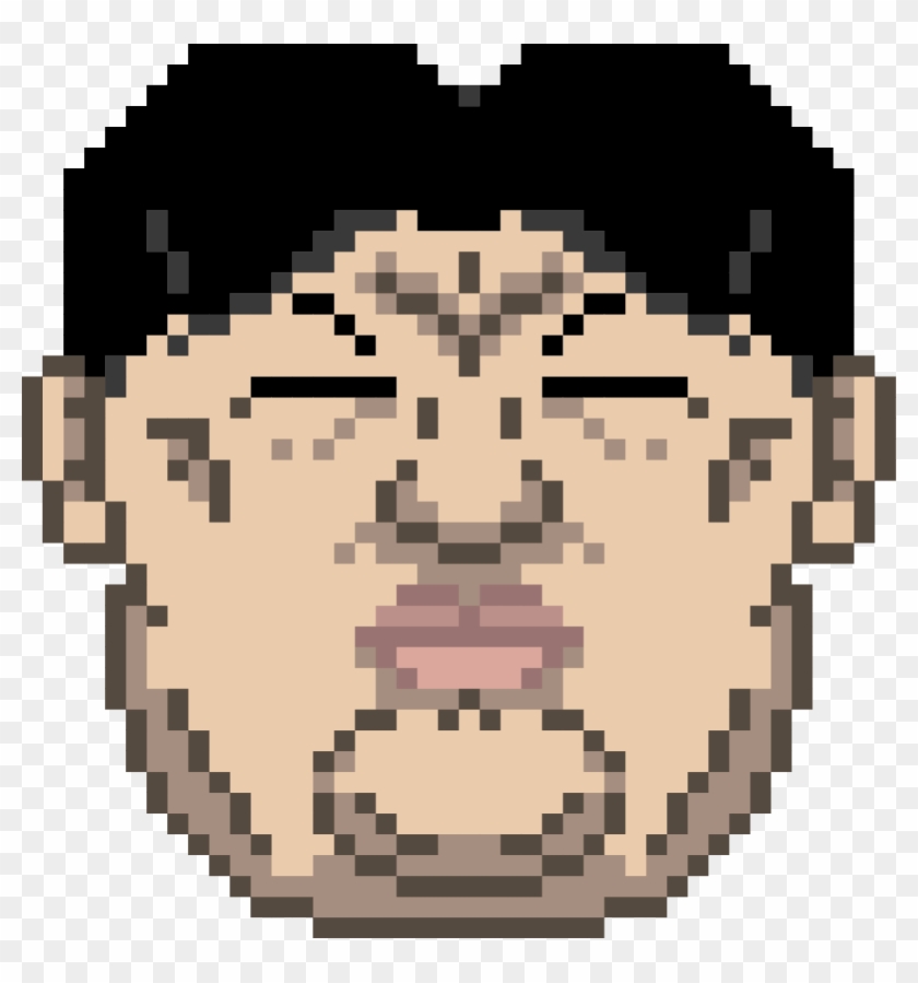 Pixelart - Kim Jong Un Pixel Art Clipart